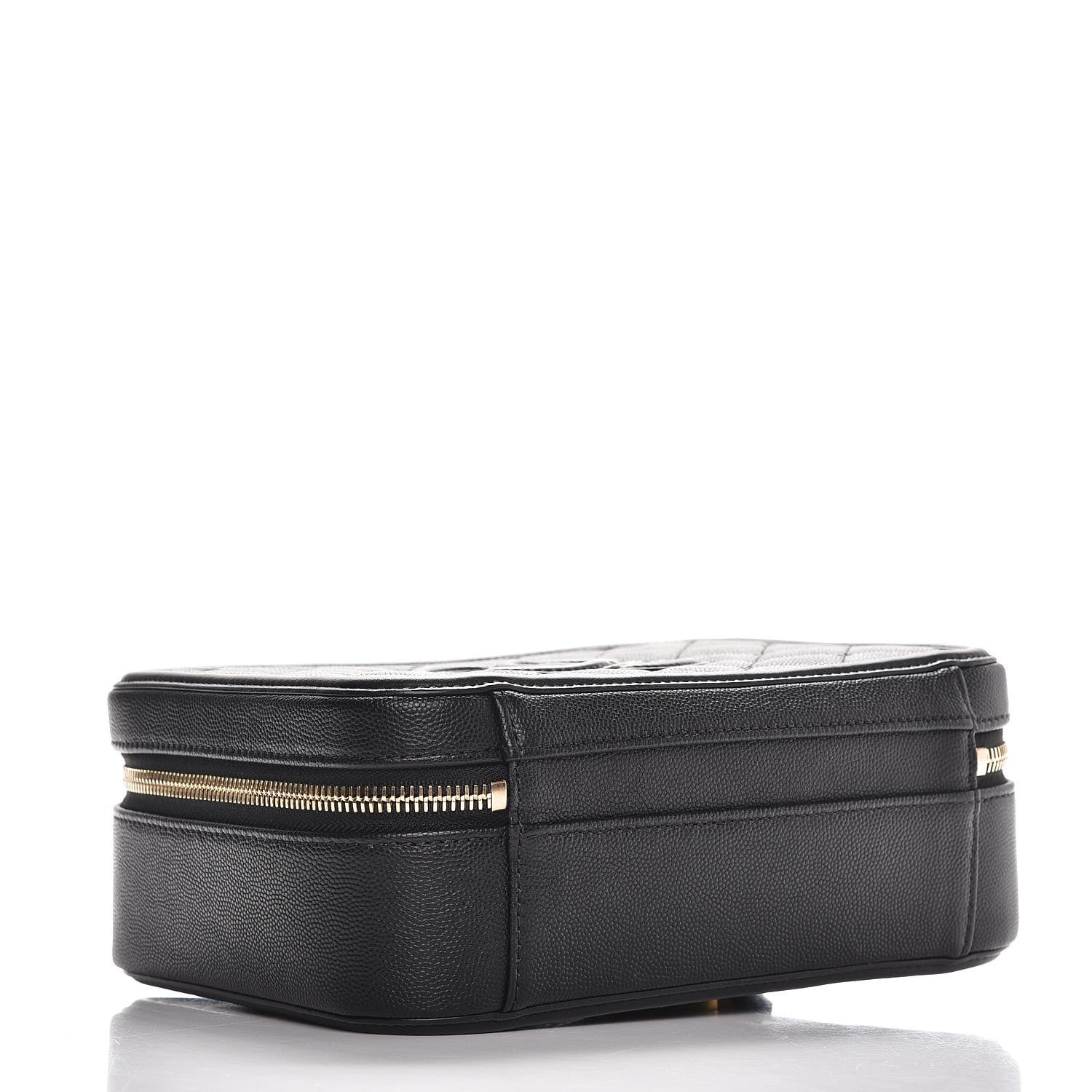 Chanel Caviar Quilted Medium CC Filigree Vanity Case Black 5 of 9