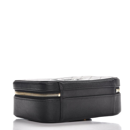Chanel Caviar Quilted Medium CC Filigree Vanity Case Black 5 of 9