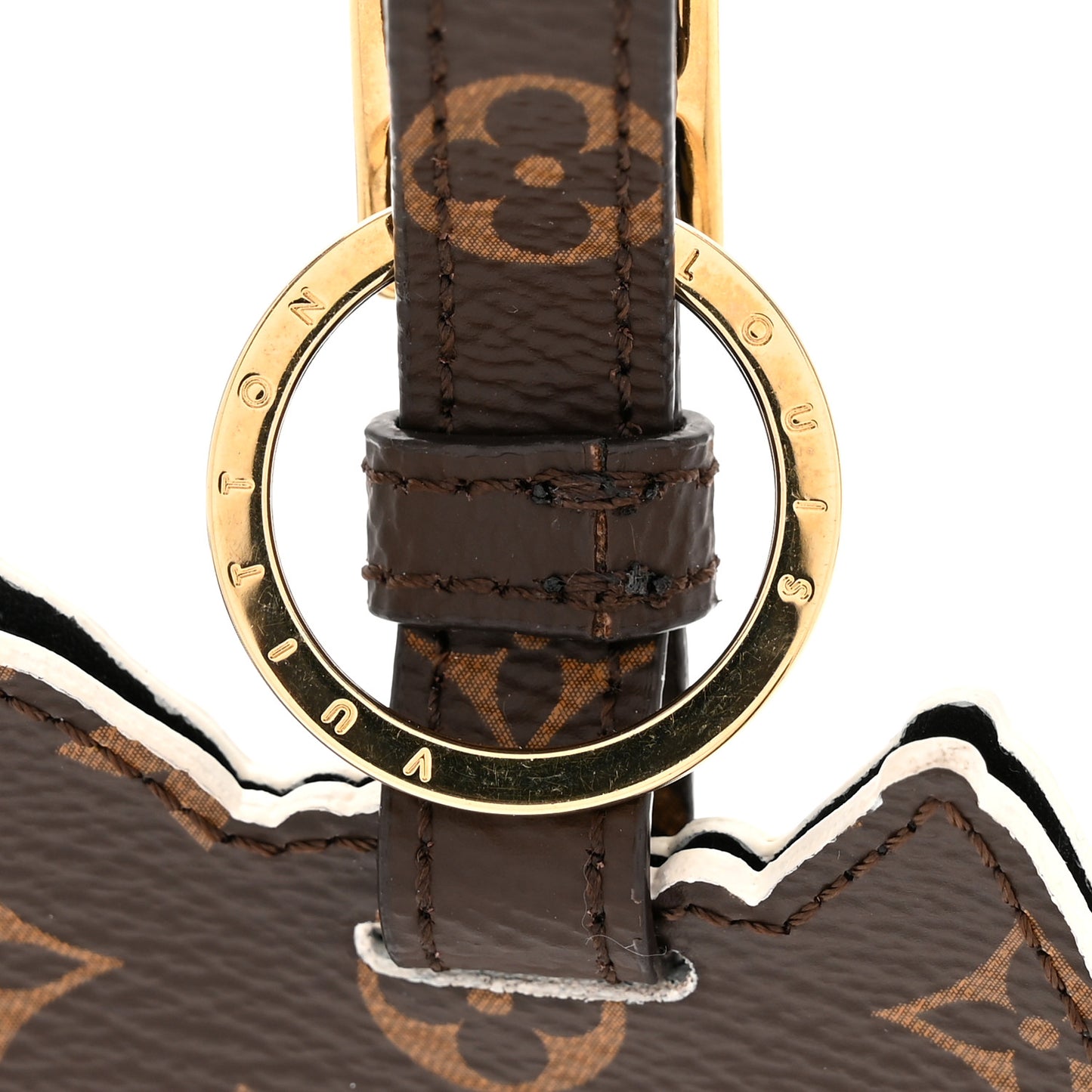 Epi Monogram Catogram Bag Charm Key Holder Gris