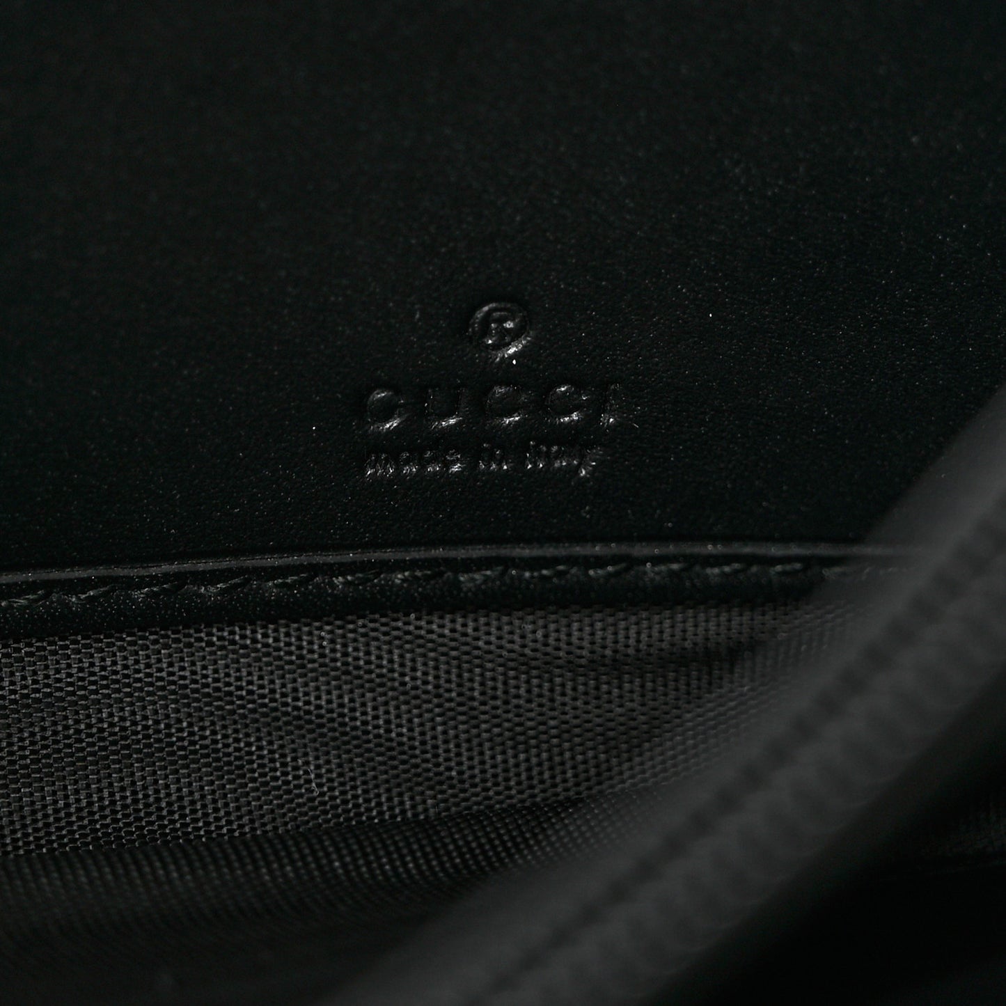 Calfskin GG Supreme Monogram Continental Wallet Black