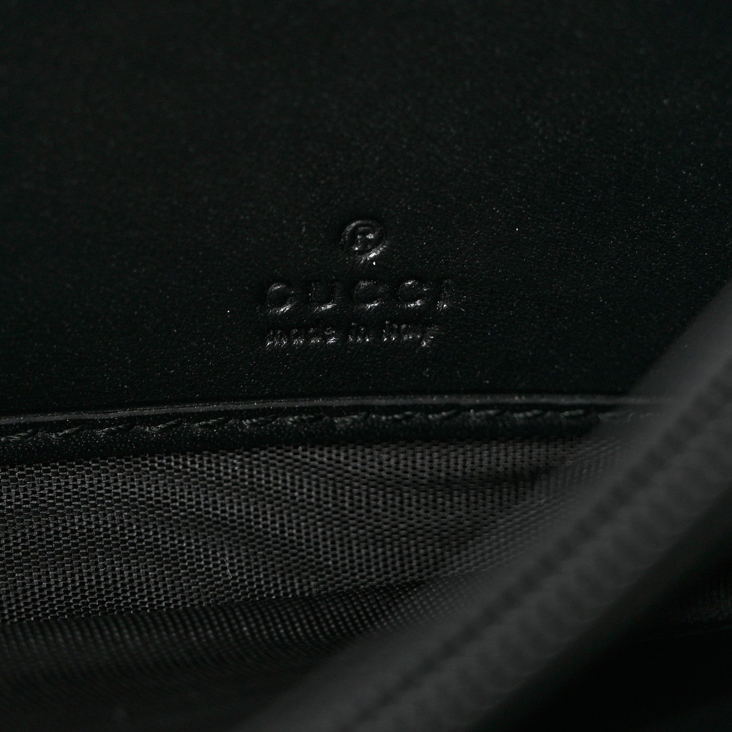 Gucci Calfskin GG Supreme Monogram Continental Wallet Black 6 of 9
