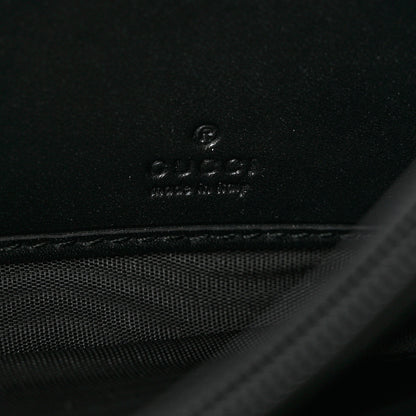 Gucci Calfskin GG Supreme Monogram Continental Wallet Black 6 of 9