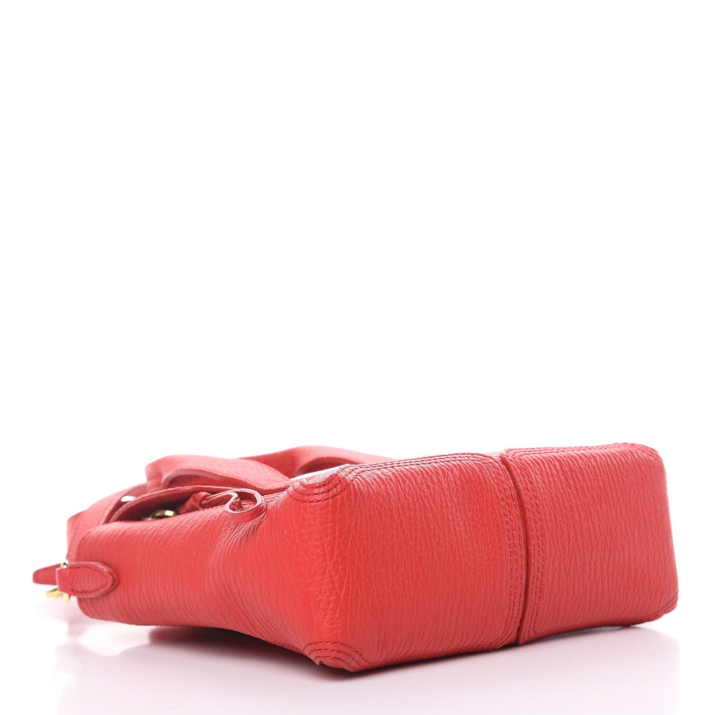 3.1 Textured Calfskin Mini Pashli Satchel Red