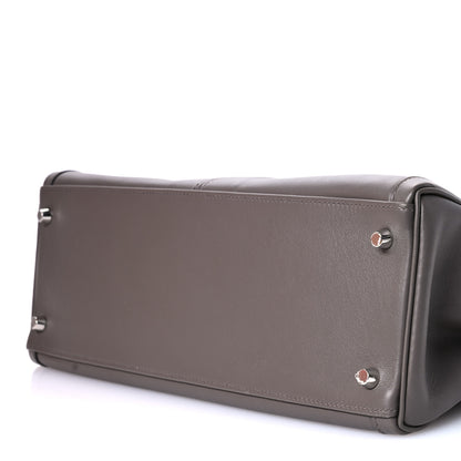 Hermes Swift Horseshoe Lakis Kelly 35 Etain 10 of 10