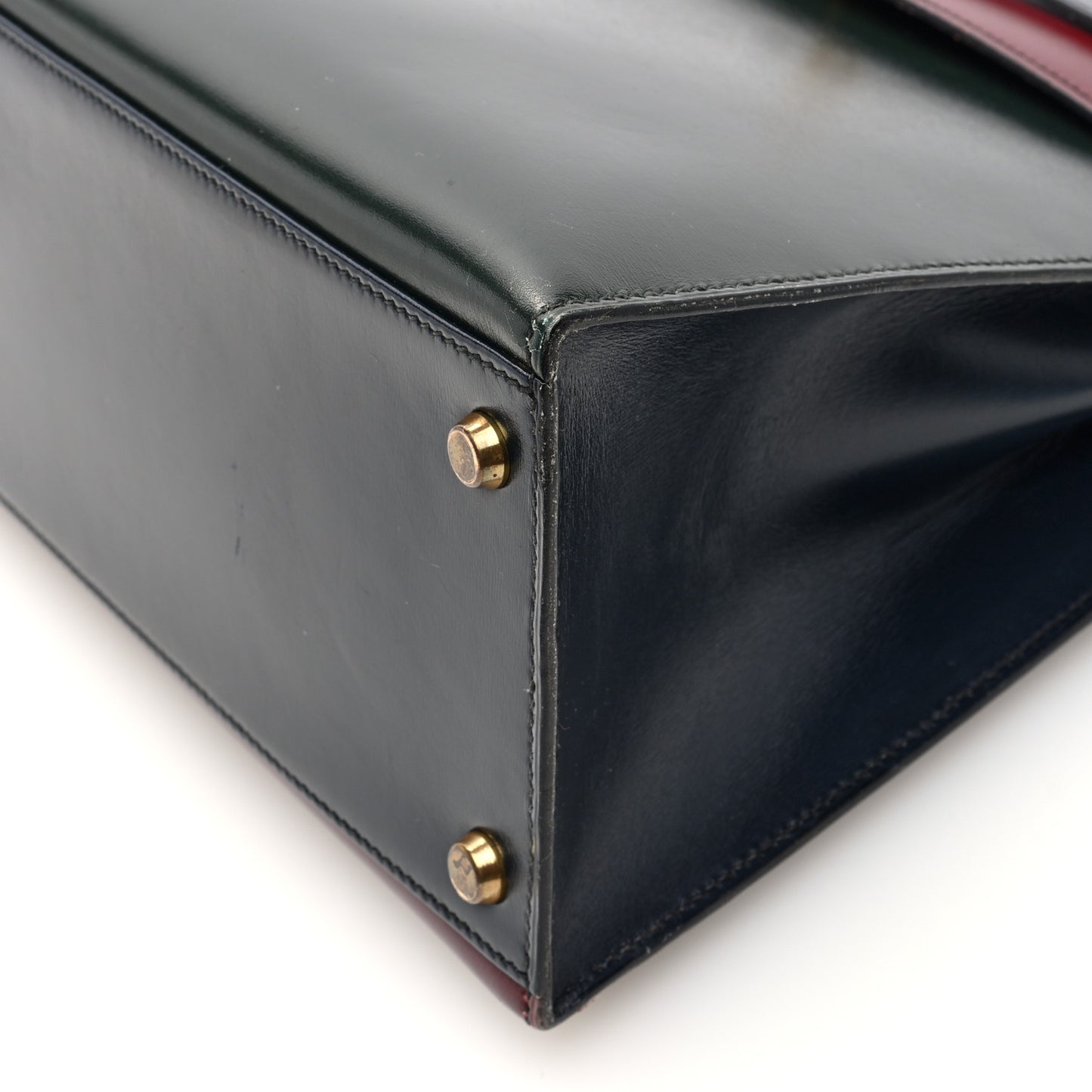 Box Tri-Color Kelly Sellier 32 Vert Fonce Rouge H Blue Indigo