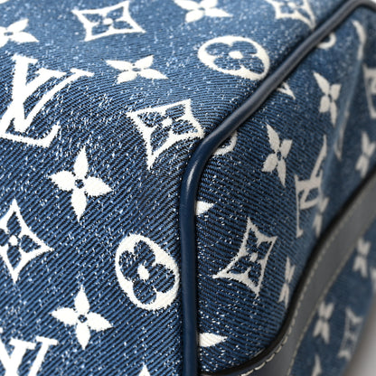 Louis Vuitton Monogram Jacquard Denim Speedy Bandouliere 25 Bleu 9 of 13