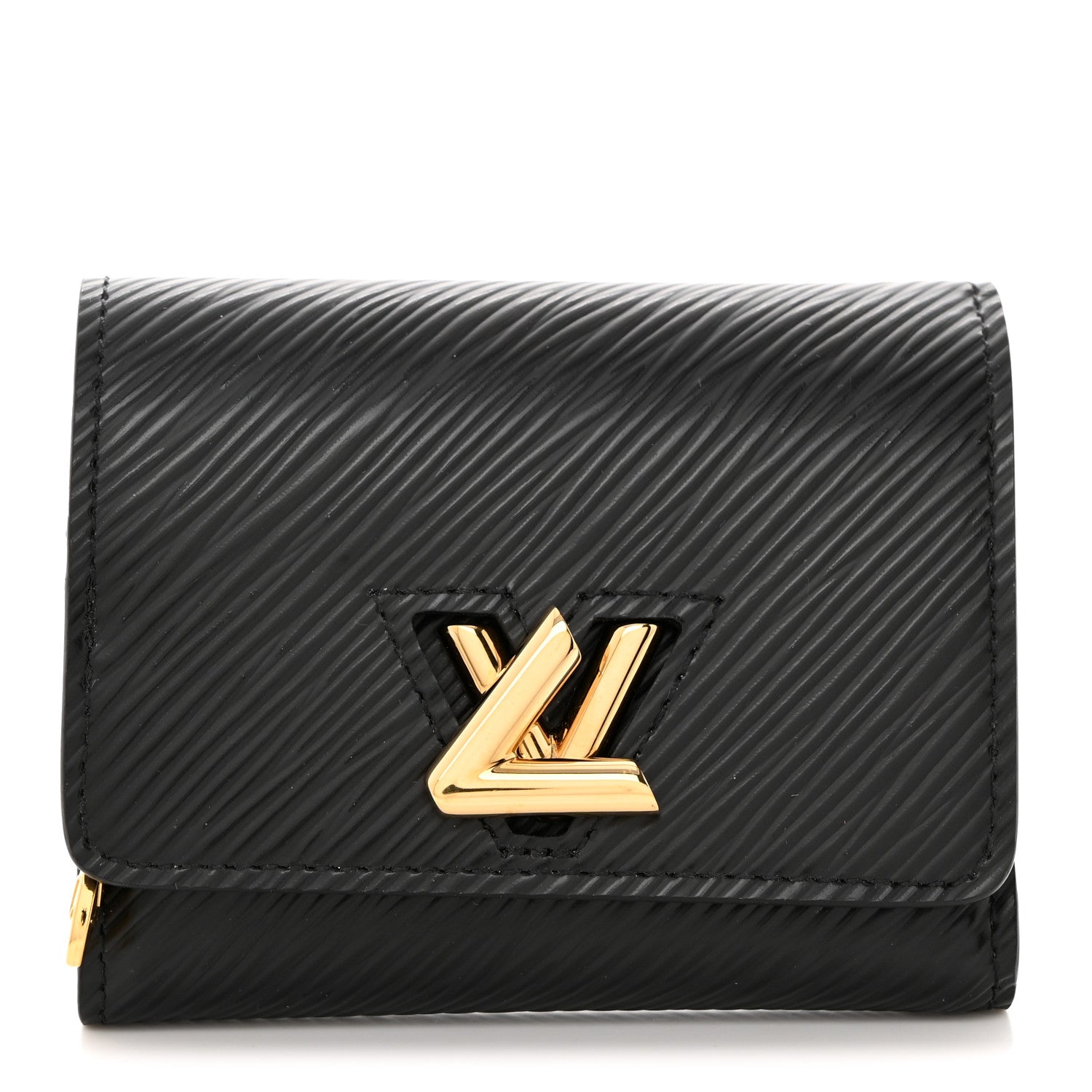 Louis Vuitton Epi Twist Compact Wallet Black 1 of 6