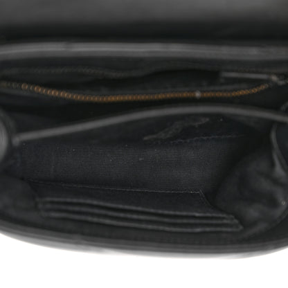 Saint Laurent Calfskin Y Quilted Monogram Monochrome Toy Loulou Crossbody Bag Black 5 of 12