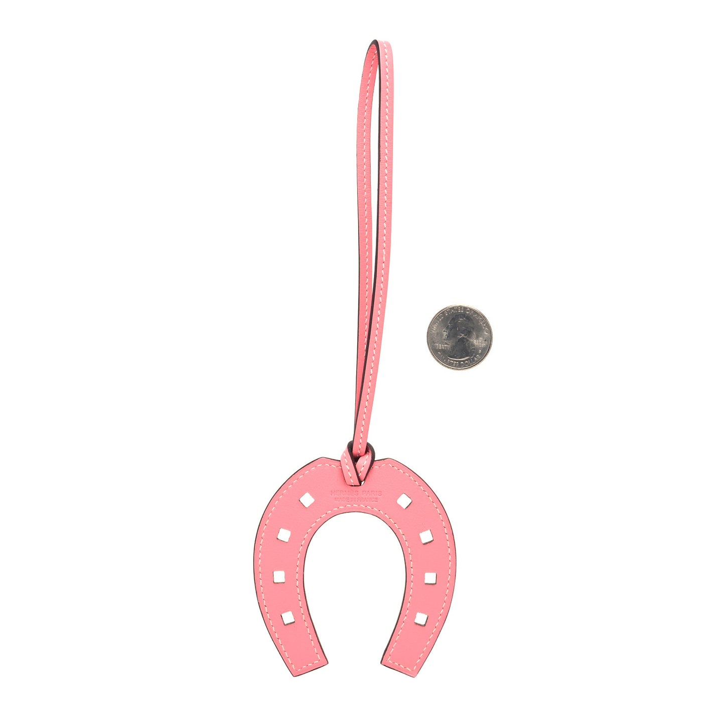 Swift Paddock Horseshoe Bag Charm Rose Ete