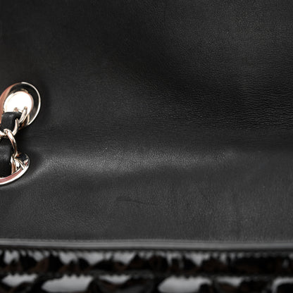 Chanel Patent Quilted Large Coco Shine Flap Black 12 of 13