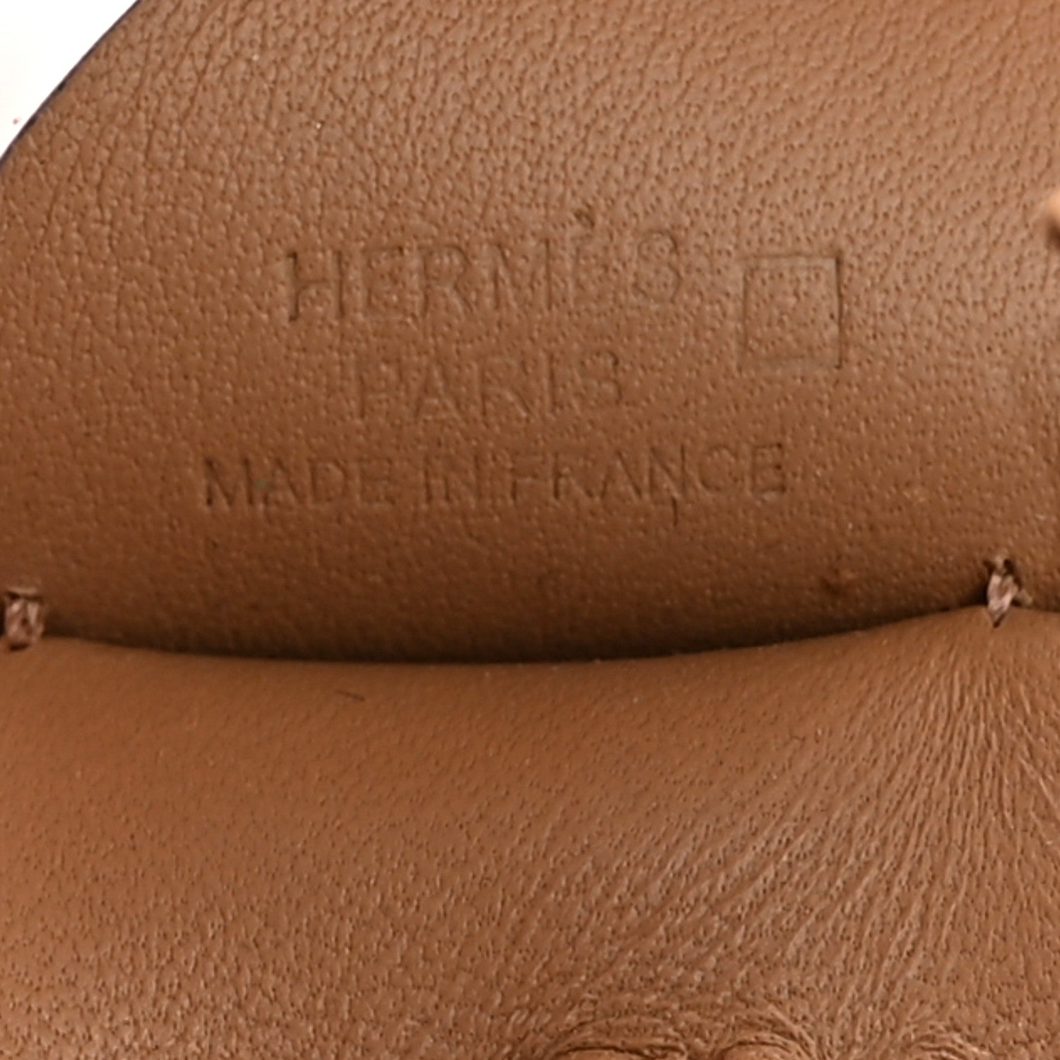 Hermes Milo Lambskin Matte Alligator Touch Grigri Rodeo Pegase Horse Bag Charm Chai 3 of 5