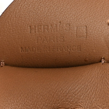 Hermes Milo Lambskin Matte Alligator Touch Grigri Rodeo Pegase Horse Bag Charm Chai 3 of 5