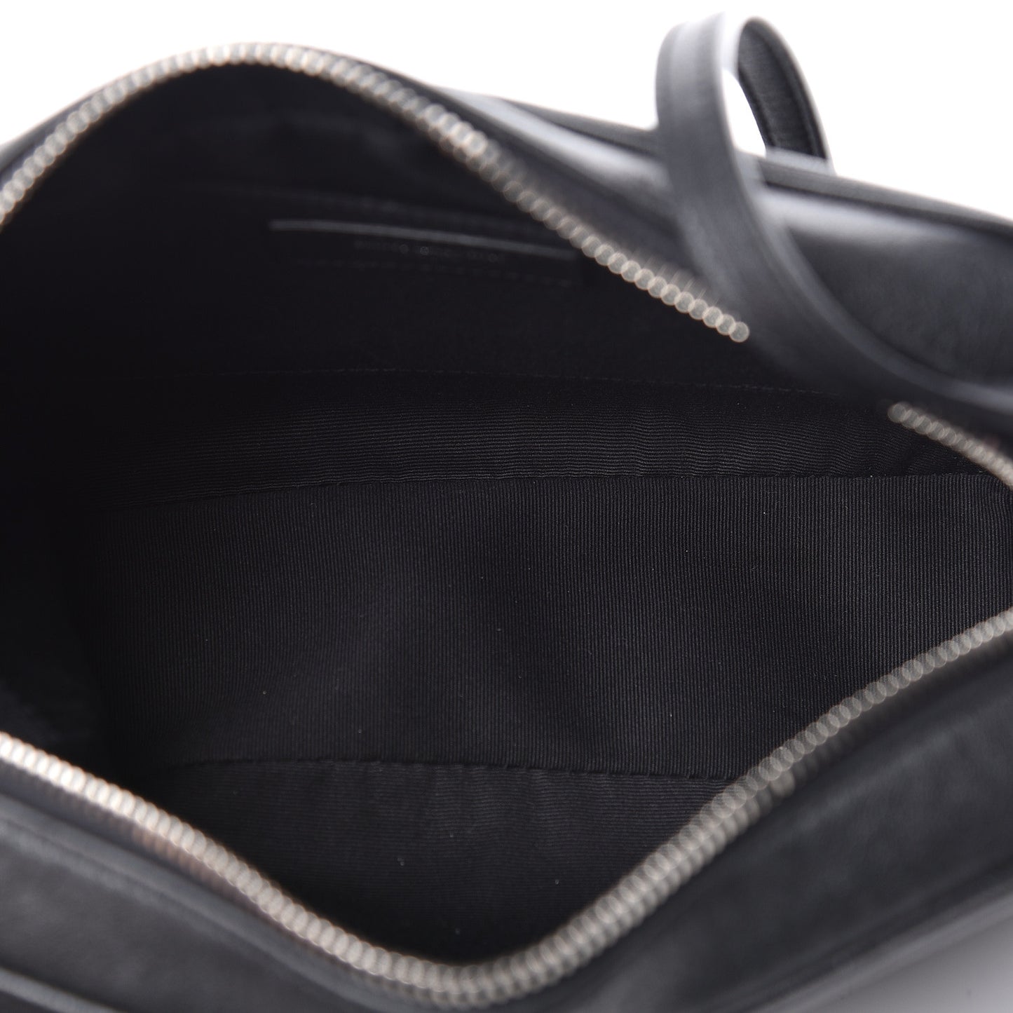Lambskin Monogram Small Lou Camera Bag Black
