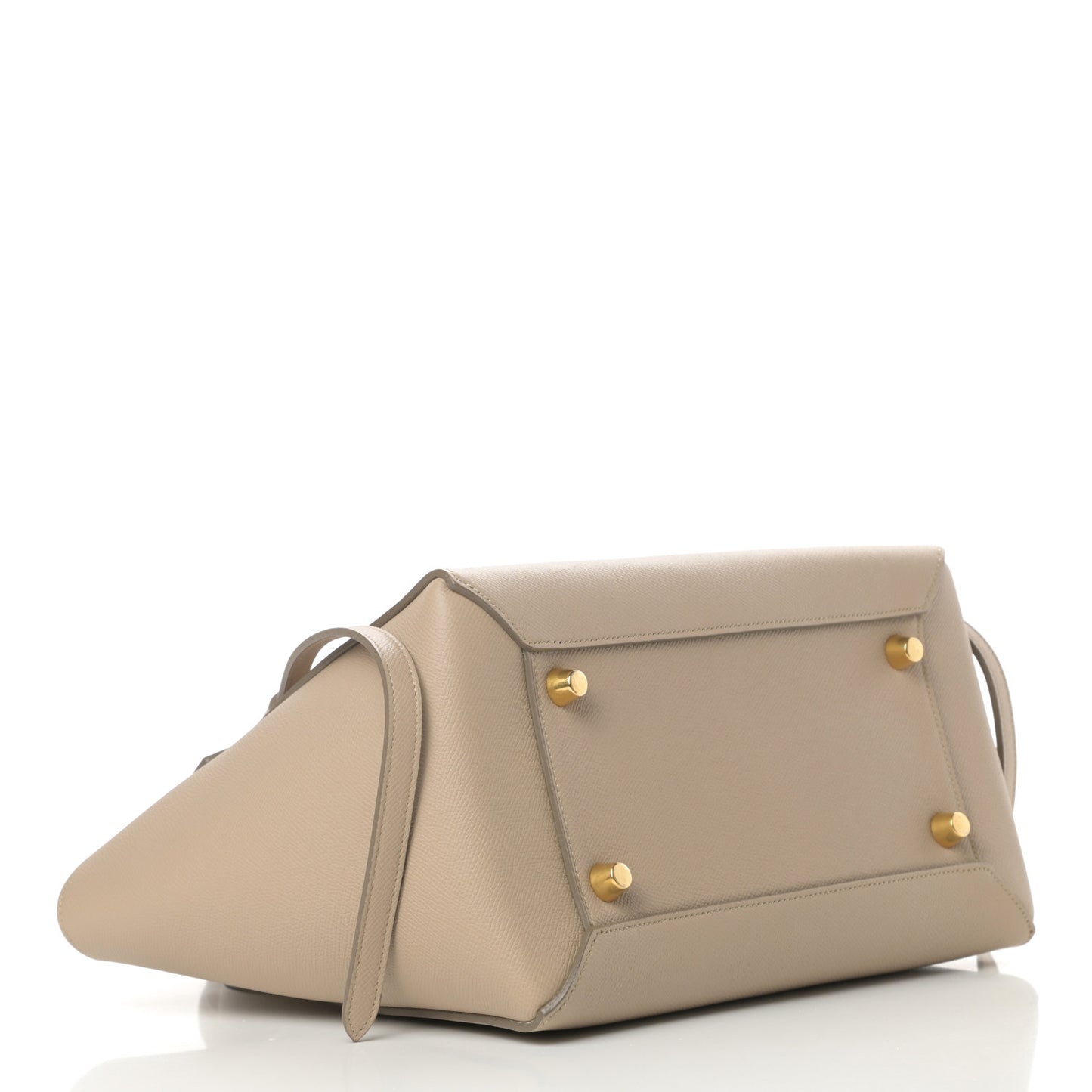Grained Calfskin Mini Belt Bag Light Taupe