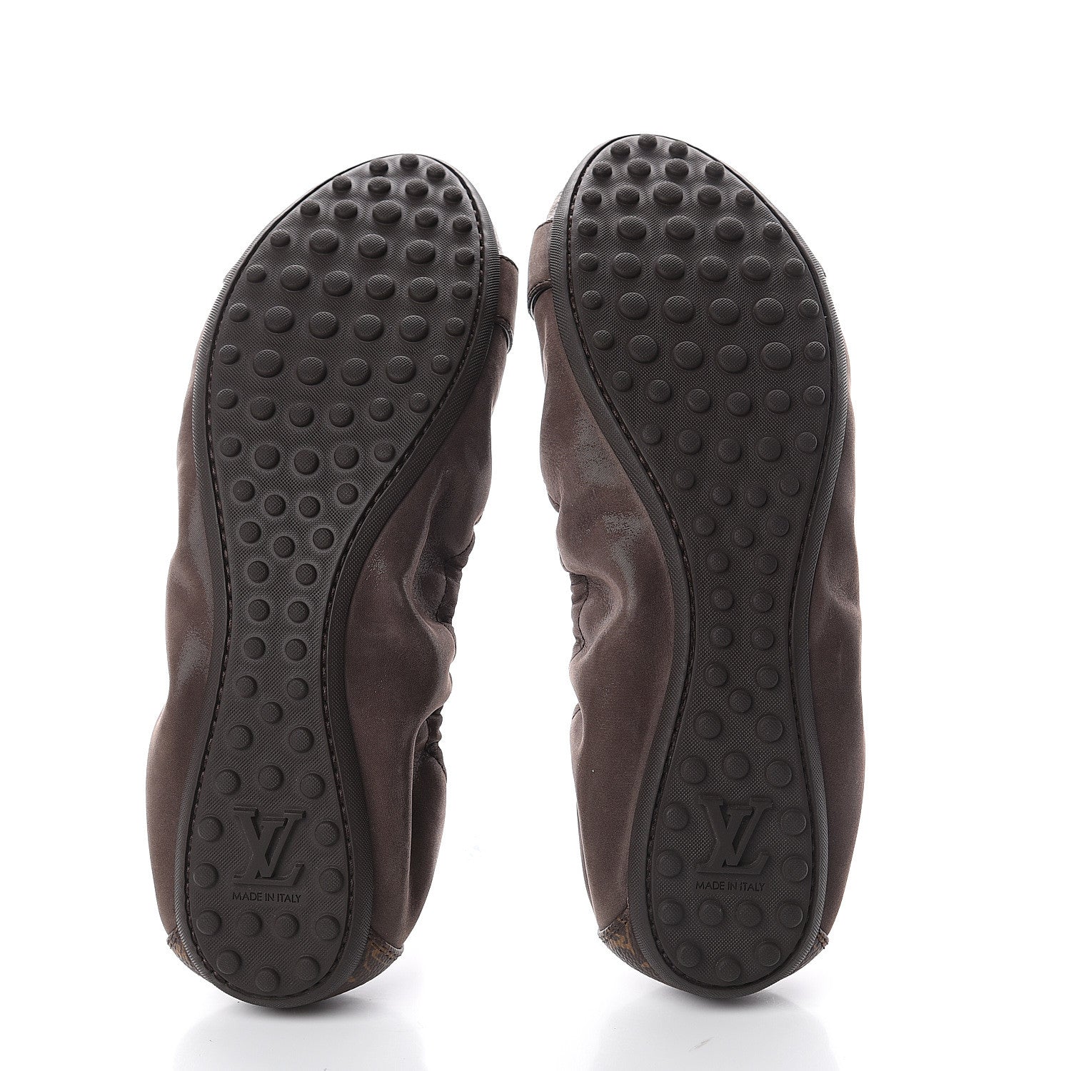 Louis Vuitton Monogram Suede Lucky Ballerina Flats 40 Brown 7 of 7