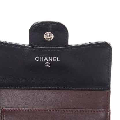 Chanel Lambskin Quilted Compact Flap Wallet Black 6 of 12