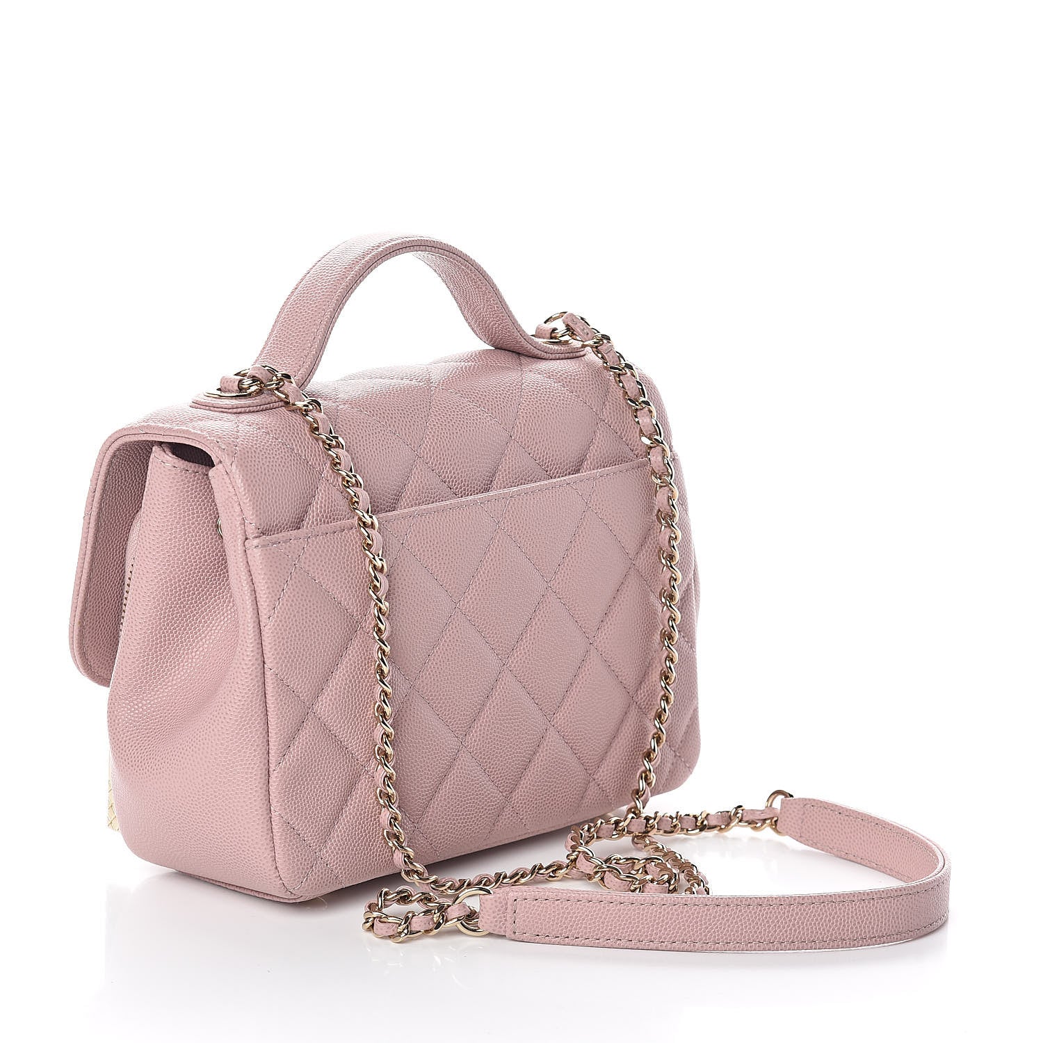 Chanel Caviar Quilted Mini Business Affinity Flap Light Pink 3 of 10