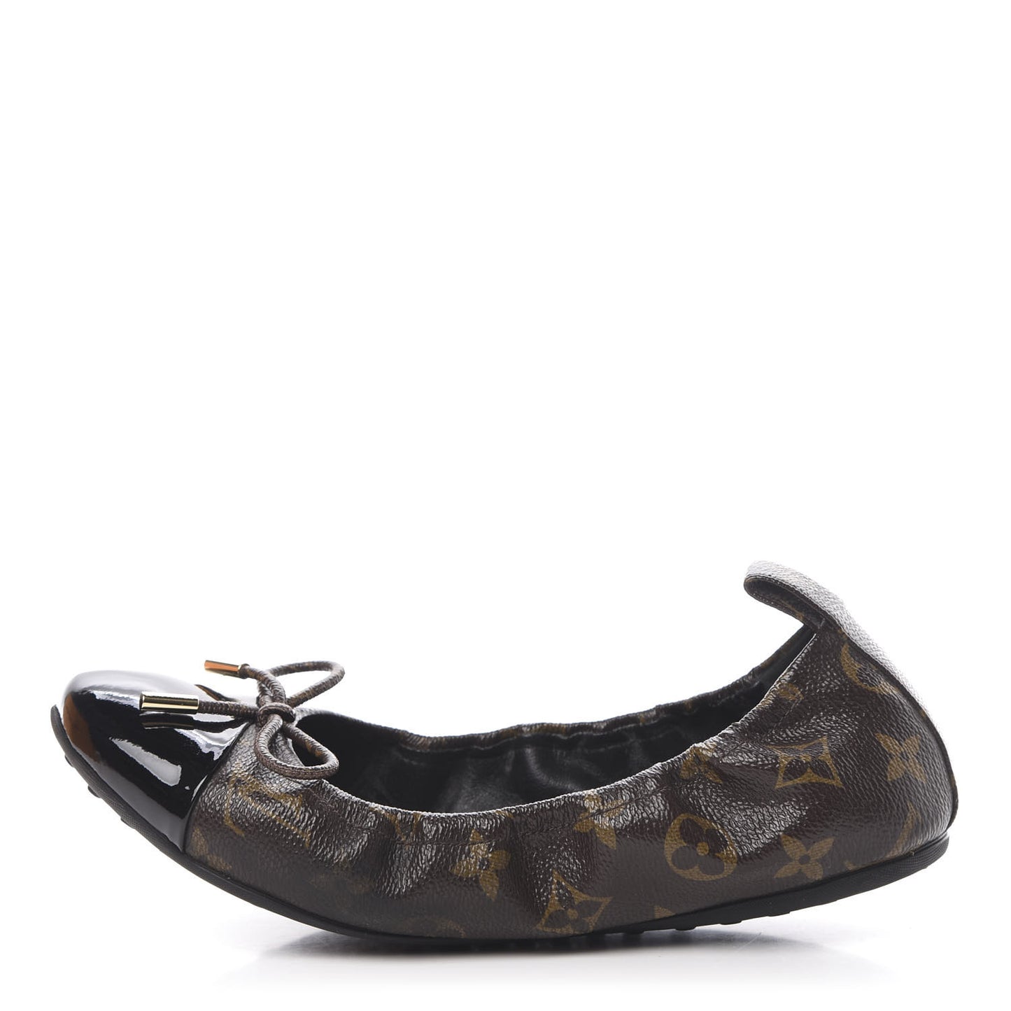 Monogram Flirty Ballerina Flats 37.5 Black