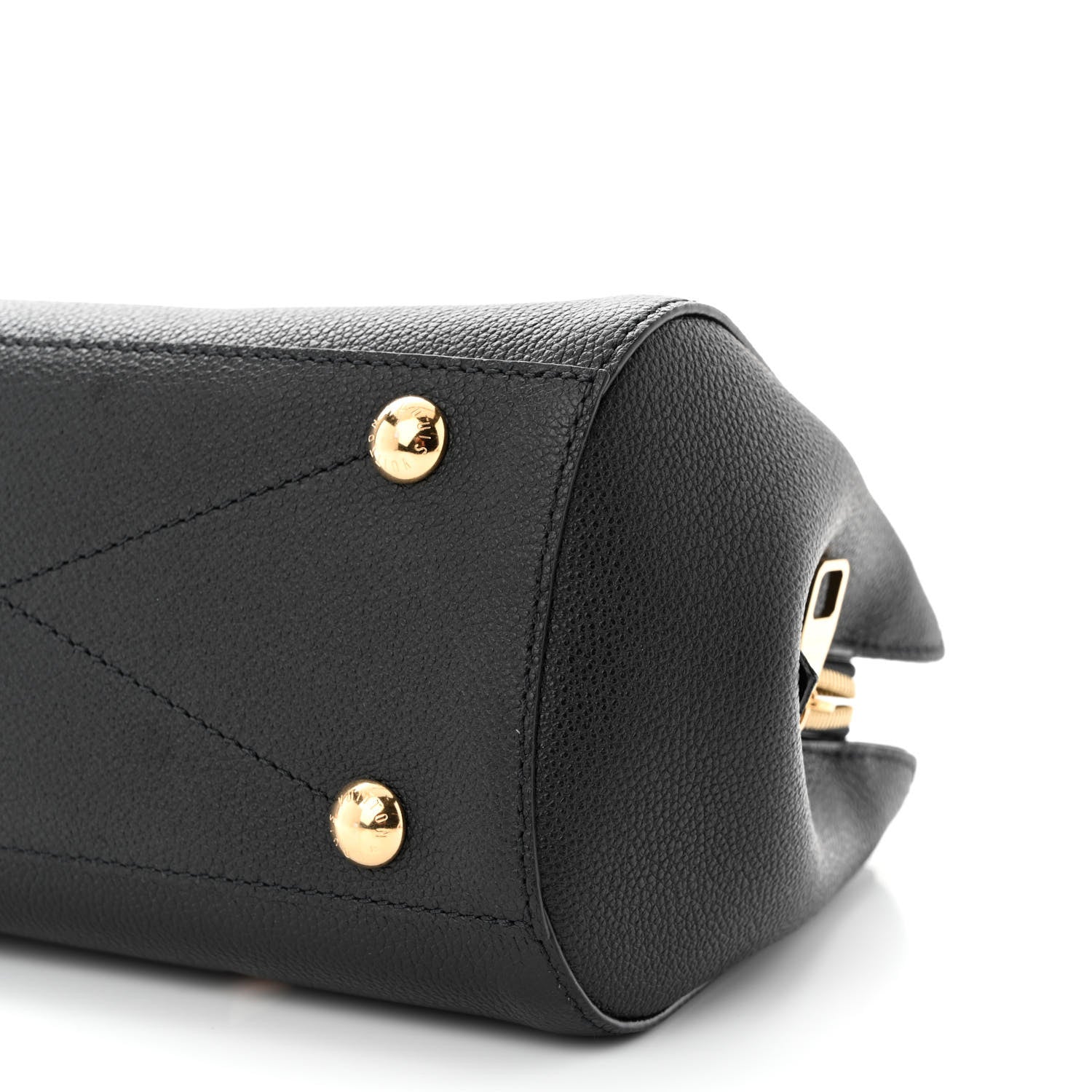 Louis Vuitton Empreinte Monogram Giant Montaigne BB Black Beige 10 of 11
