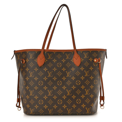 Louis Vuitton Monogram Calfskin Neo Neverfull Inside Out MM Tan 1 of 11