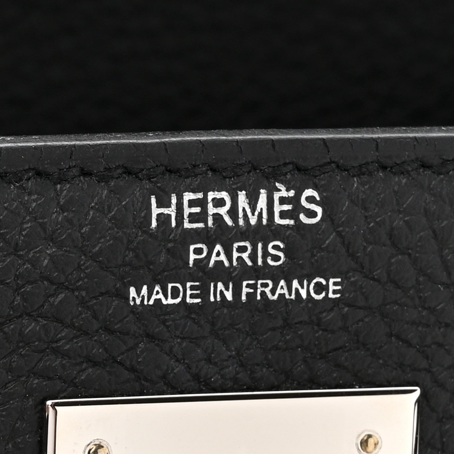 Hermes Togo Kelly Retourne 28 Black 6 of 11