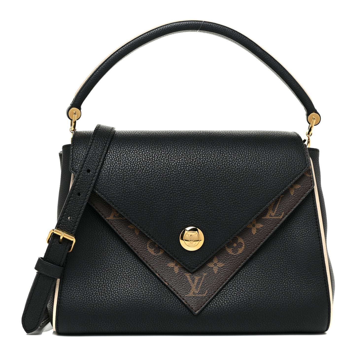 Monogram Double V Black