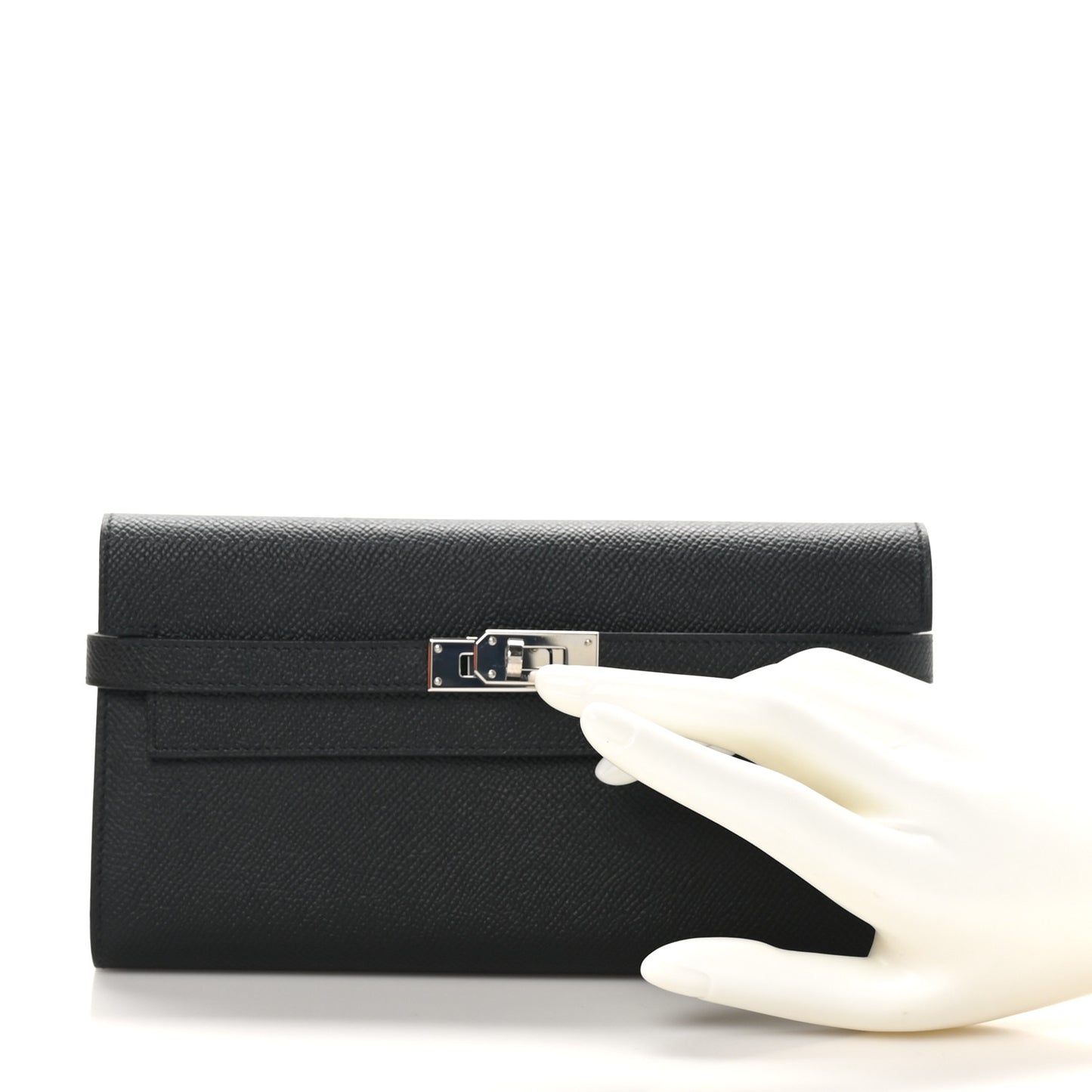 Epsom Kelly Longue Wallet Black