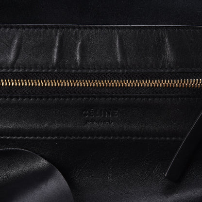 Celine Lambskin Horizontal Cabas Black 6 of 16