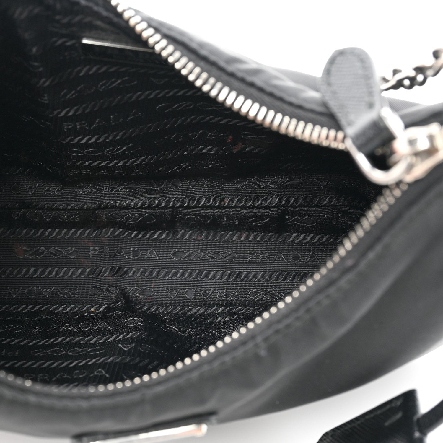 Prada Nylon Re-Edition 2005 Shoulder Bag Black 5 of 13