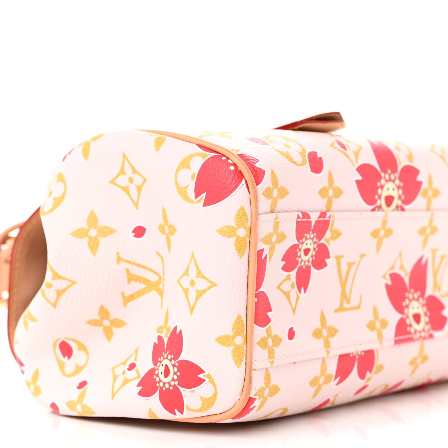 Louis Vuitton Monogram Cherry Blossom Sac Retro Bag Red 8 of 12