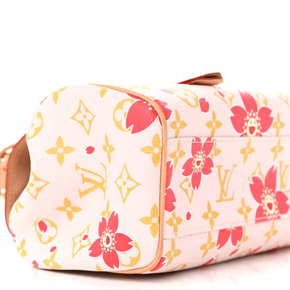 Louis Vuitton Monogram Cherry Blossom Sac Retro Bag Red 8 of 12