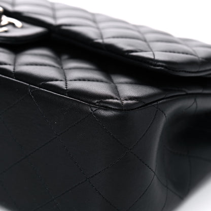 Chanel Lambskin Quilted Jumbo Double Flap Black 8 of 8