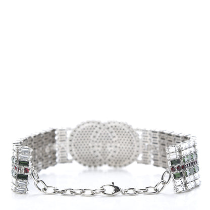 Gucci Crystal Embellished Interlocking G Choker Necklace Multicolor 3 of 7