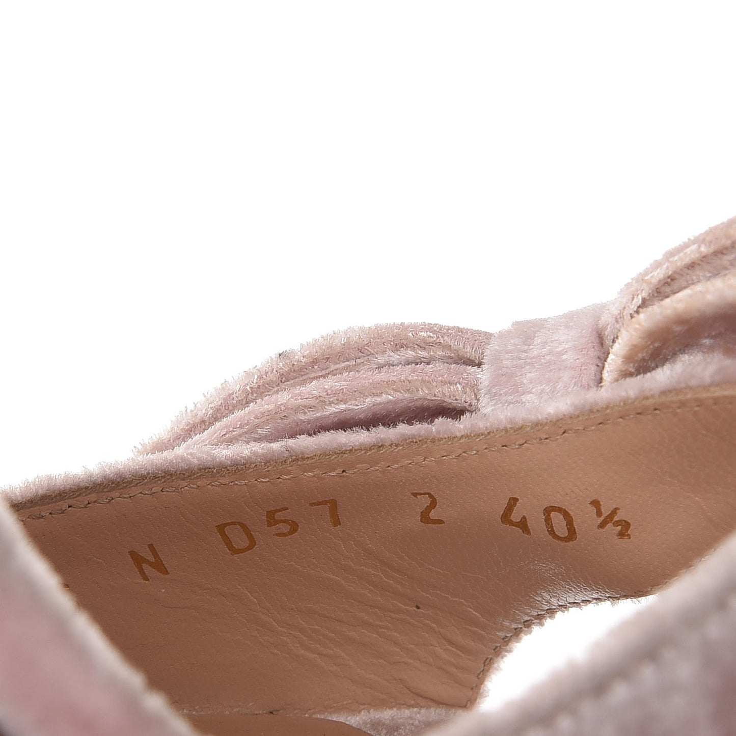 Velvet Bow Sandals 40.5 Loto