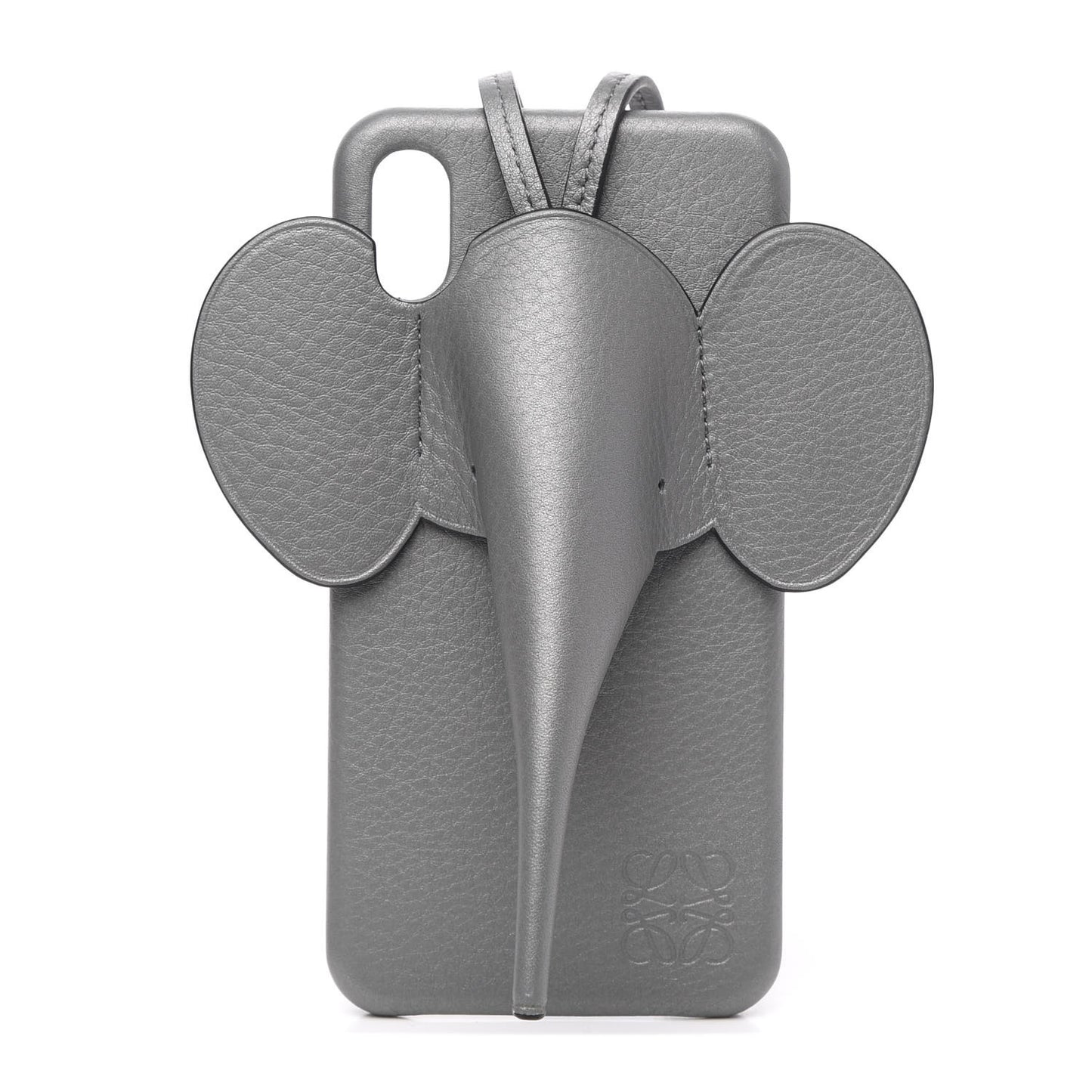 Calfskin Elephant iPhone X/XS Case Grey