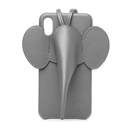 Loewe Calfskin Elephant iPhone X/XS Case Grey 1 of 7
