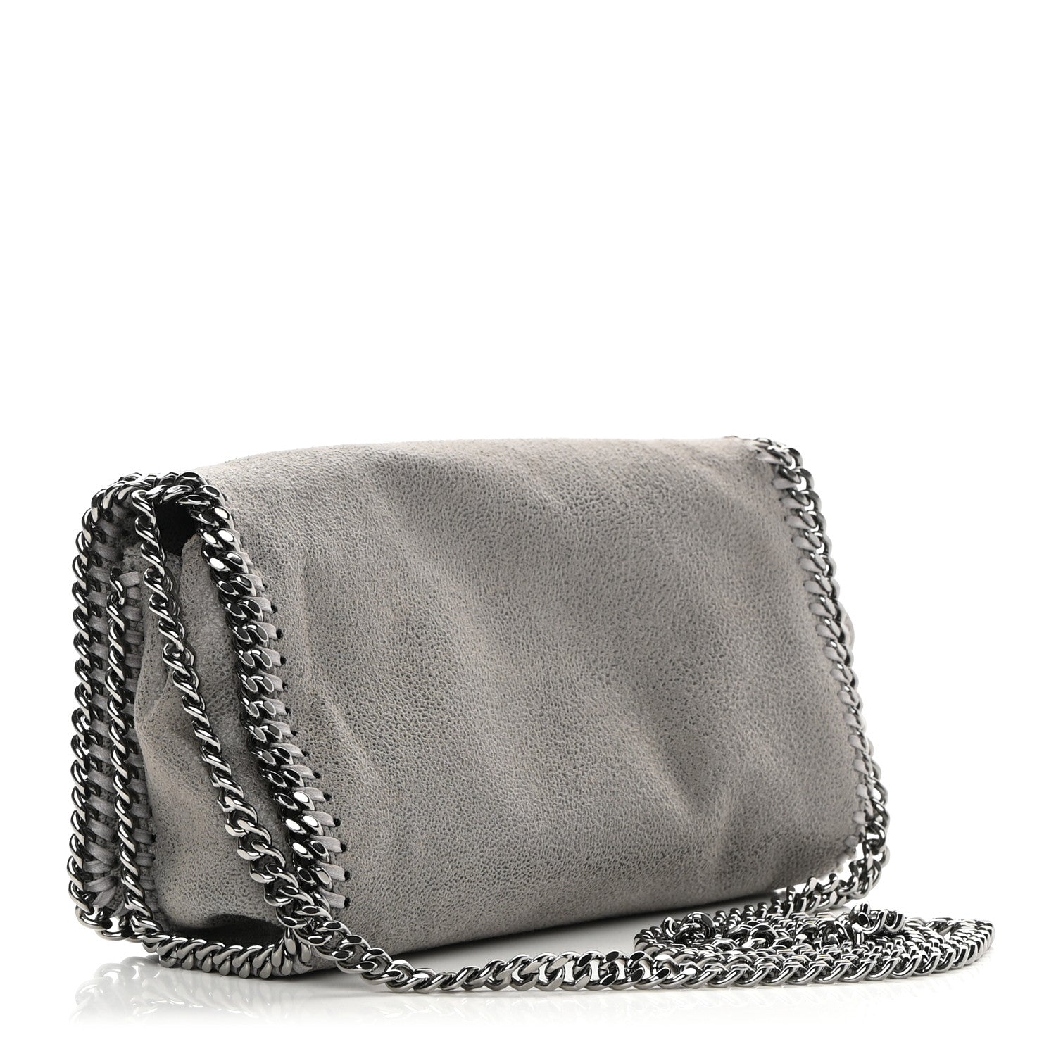 Stella McCartney Shaggy Deer Falabella Crossbody Bag Light Grey 3 of 10