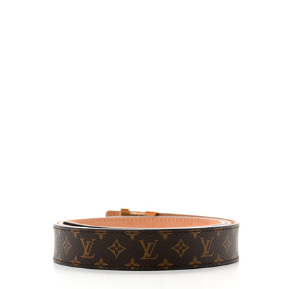 Louis Vuitton Monogram 25mm LV Initiales Belt 85 34 2 of 7