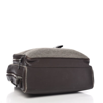 Hermes Toile Trousse Caleche Express Travel Chocolate 4 of 9