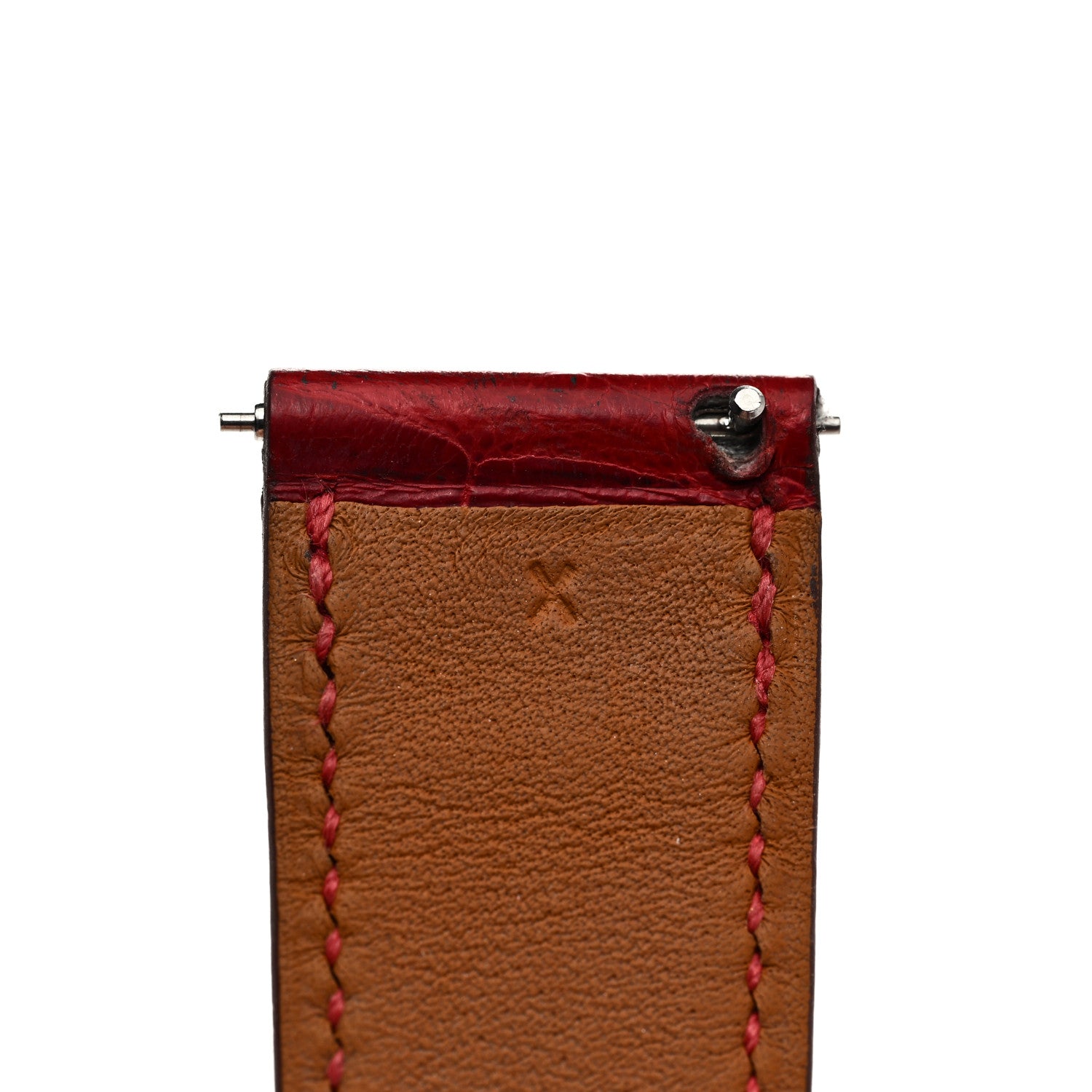 Hermes Alligator Heure H Hour Watch 30mm Strap Framboise 4 of 6