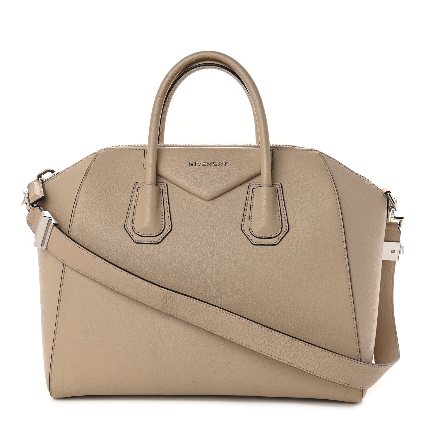 Sugar Goatskin Medium Antigona Nude
