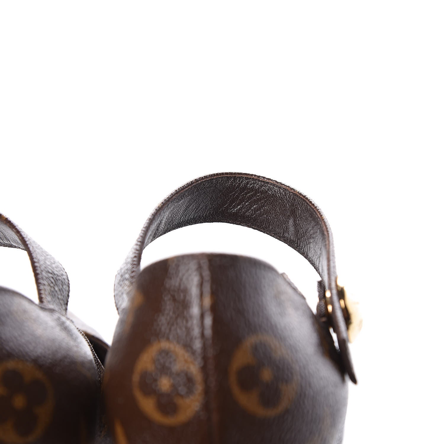 Louis Vuitton Patent Monogram Ritual Platform Pumps 37.5 13 of 15