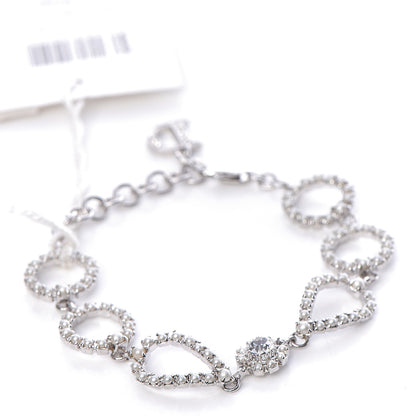 Christian Dior Crystal Pearl Studio Bracelet Silver Blanc 1 of 7