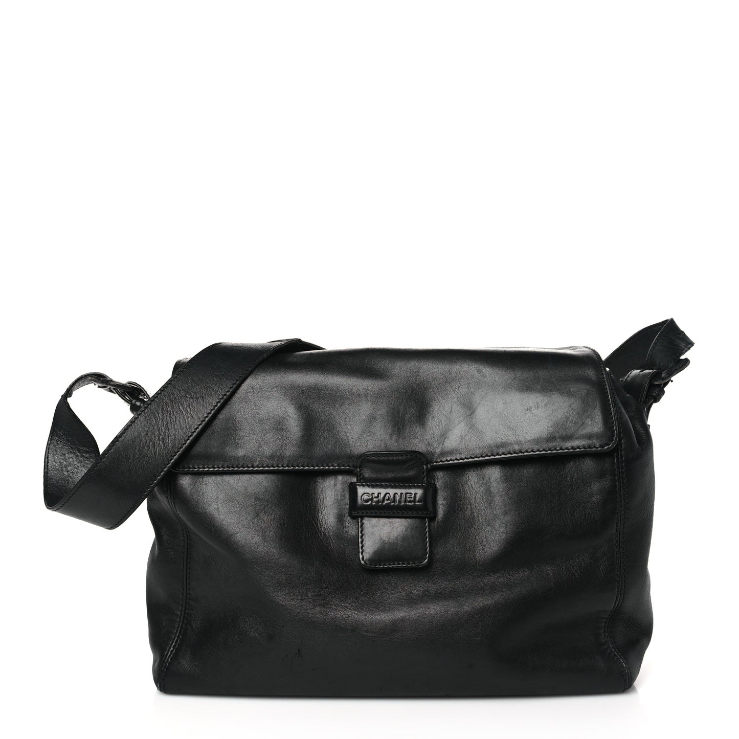Lambskin Shoulder Bag Black