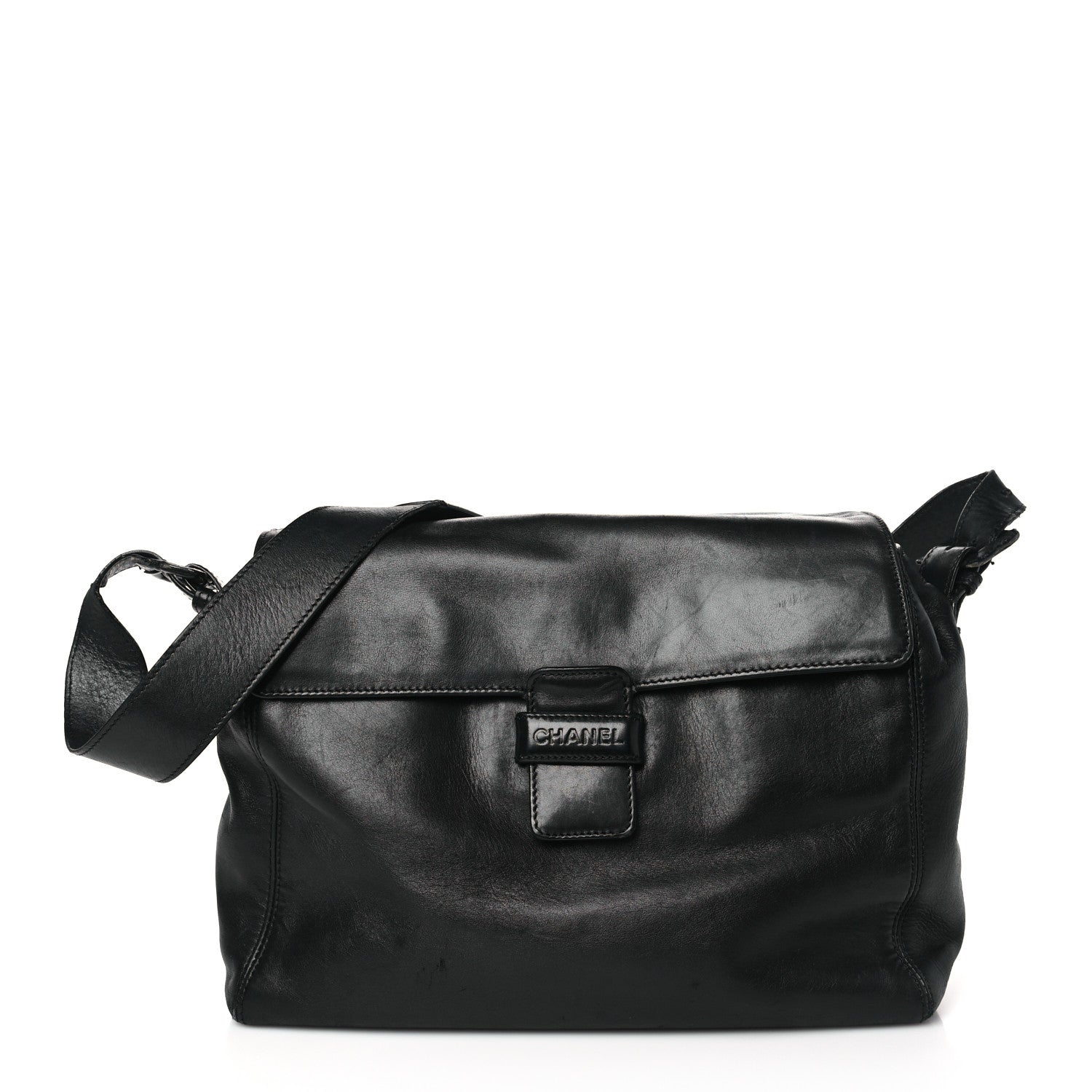 Chanel Lambskin Shoulder Bag Black 1 of 11