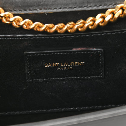 Saint Laurent Smooth Calfskin Medium Classic Monogram Kate Tassel Satchel Black 6 of 12