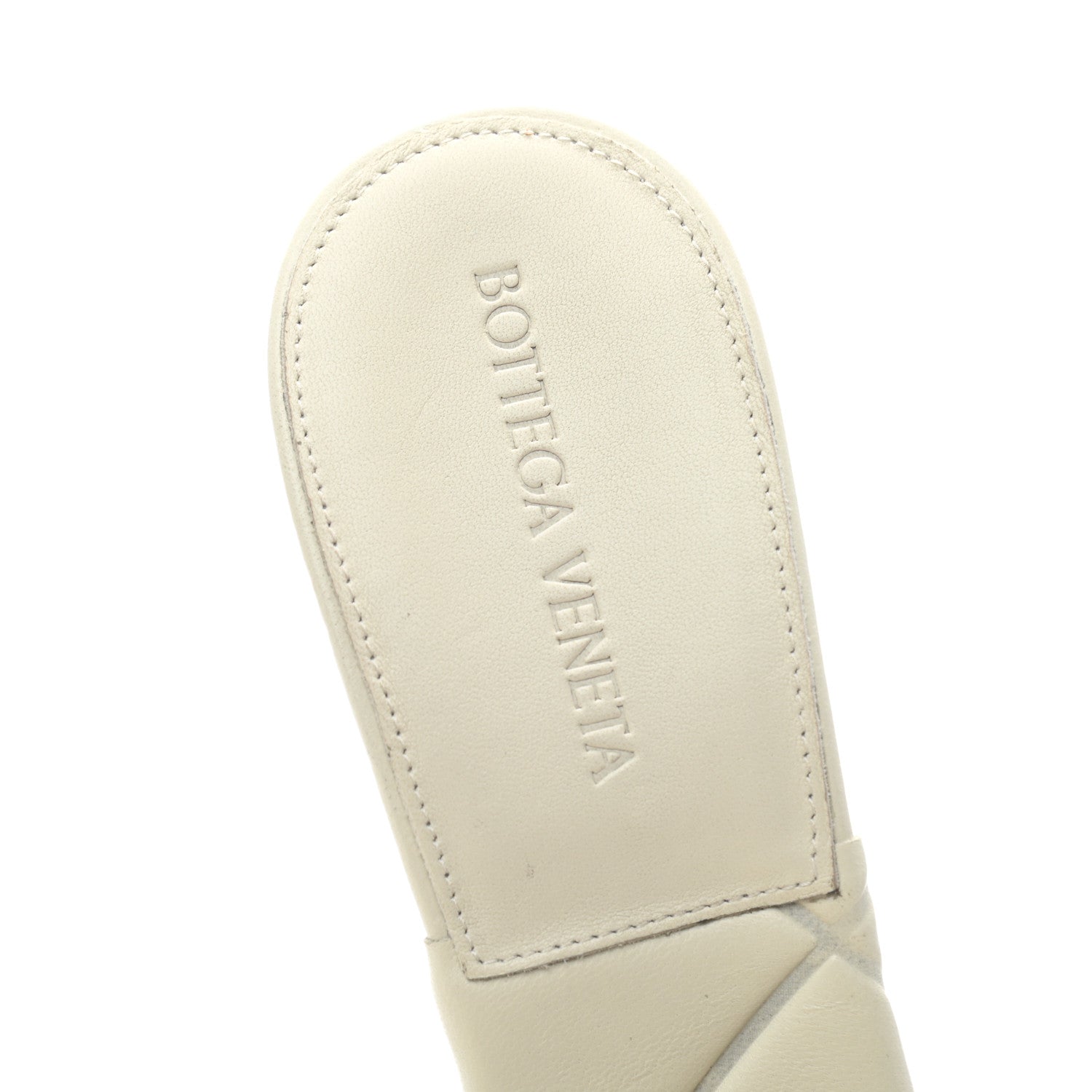 Bottega Veneta Nappa Quilted Rubber Lido Mule Sandals 39 Sea Salt 6 of 6