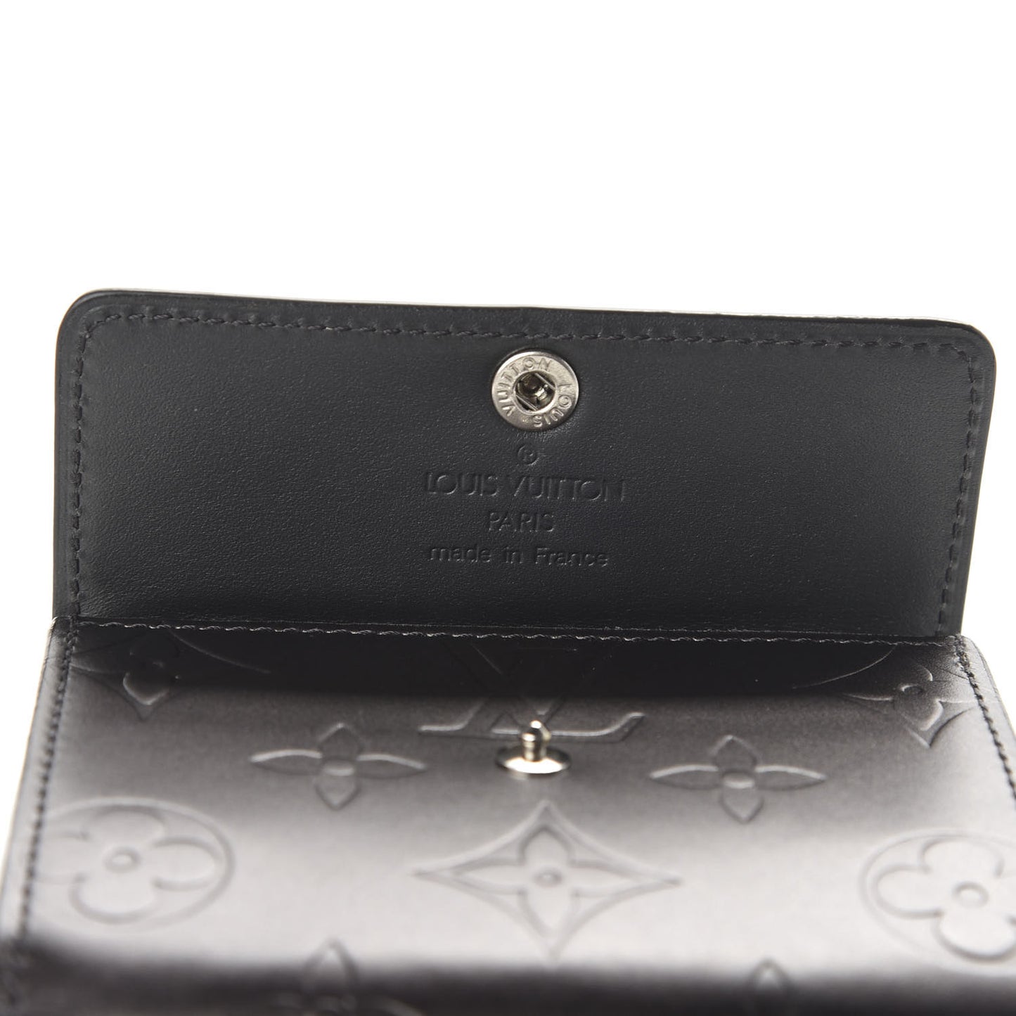 Mat Monogram Ludlow Wallet Black