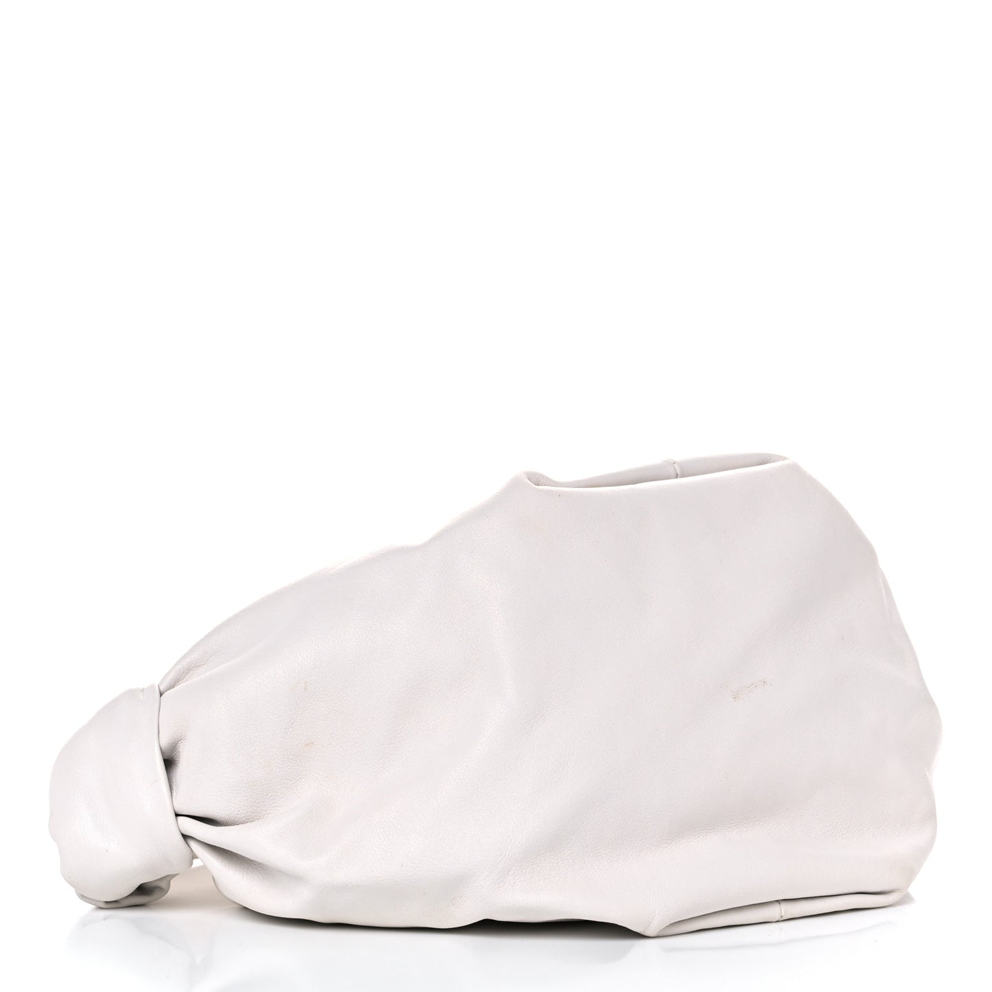 Calfskin Mini Double Knot Bag White