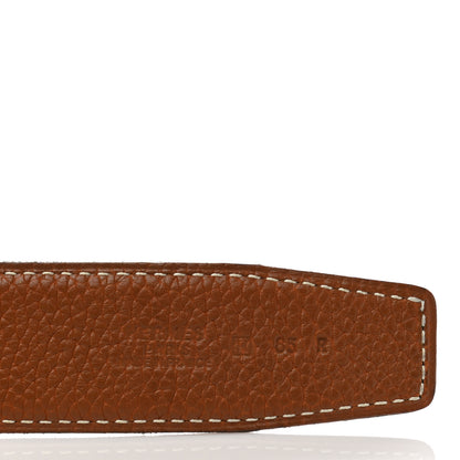 Hermes Box Togo 32mm H Belt 85 Black Gold 5 of 10